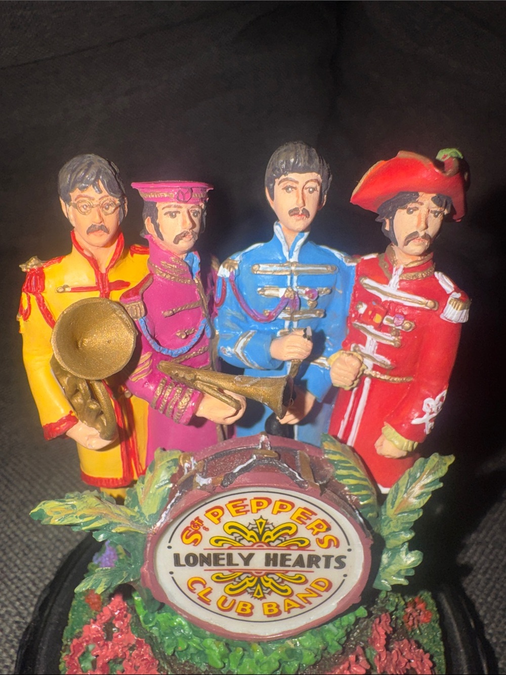 Vintage 1993 The Franklin Mint Beatles Sgt. Pepper Music Box / Dome - Picture 4 of 11